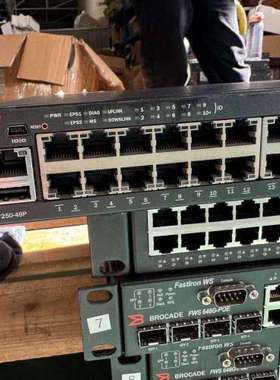 博科Brocade ICX7250-48P 48口千兆POE议价也可维修