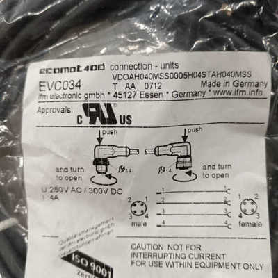 EVC034易福门传感器连接线 易福门传感器连接线，议价也可维修