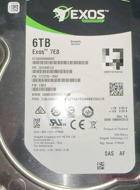 希捷 ST6000NM0095 SAS服务器硬盘议价 维修！！！