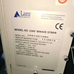 Lam 2300 MWAVE STRPR 腔体 23ST45议价 维修!!!