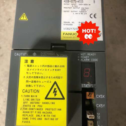 A06B-6079-H106发那科驱动器 成色如图 实拍议价也可维修