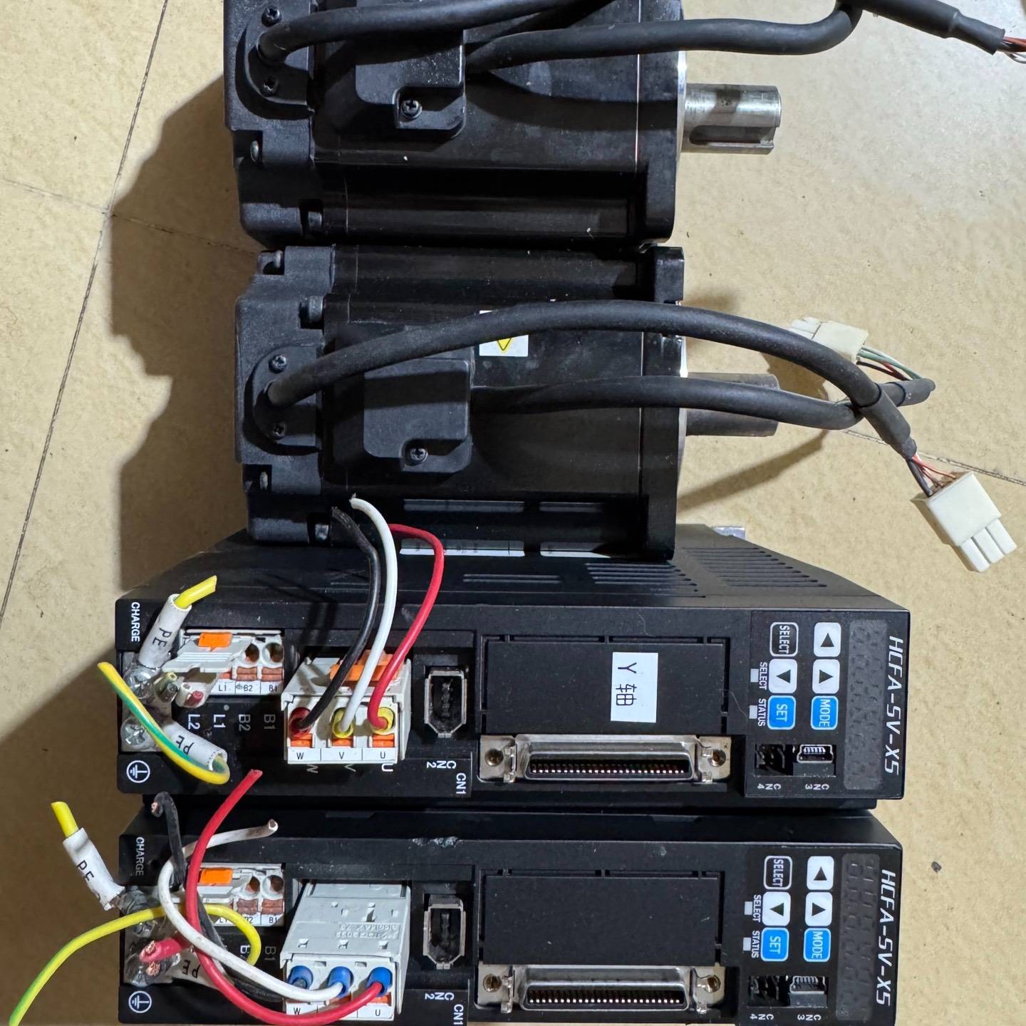 HCFA 禾川伺服X5DA75A-11 电机X5MA议价 维修！！！