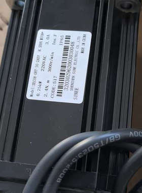 正弦750瓦伺服4套！驱动型号EA180-4R8-2AS议价也可维修