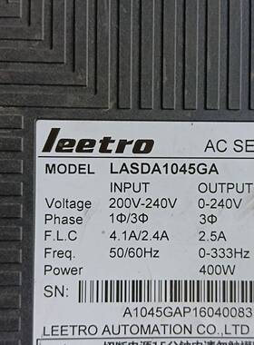 乐创 驱动器 LASDA1045GA 400w 220议价 维修！！！