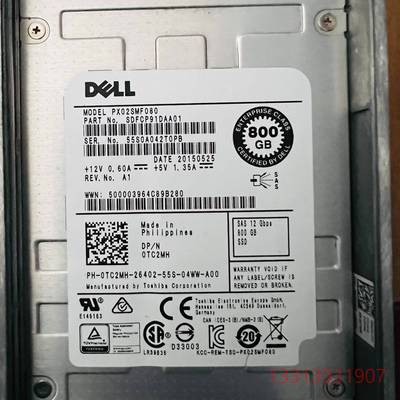 DELL 800GB SSD 12GBSAS PX02SMF议价 维修！！！