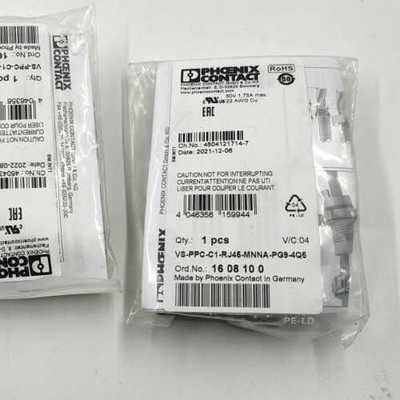 菲尼克斯VS-PPC-C1-RJ45-MNNA-PG9-4Q议价也可维修