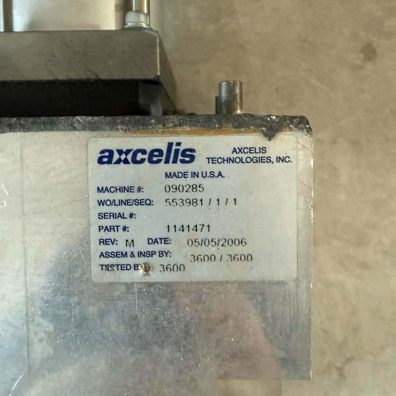 AXCELIS 1141471 090285 553981/议价 维修！！！