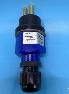 ALFA LAVAL盐度电极，型号UL09C，蓝色外壳，金色议价也可维修