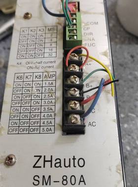 ZHauto SM-80A 两相步进驱动器议价 维修！！！
