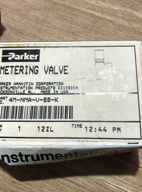 派克阀门4M-NMA-V-SS-K，未使用仓库积压货，，议价也可维修