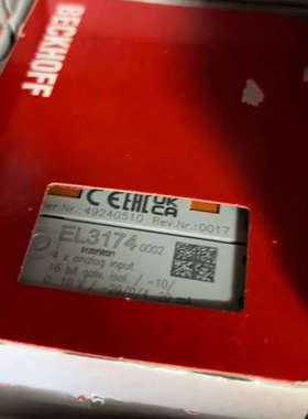 倍福EL3174-0002模拟输入模块，4路通道，16位隔离议价也可维修