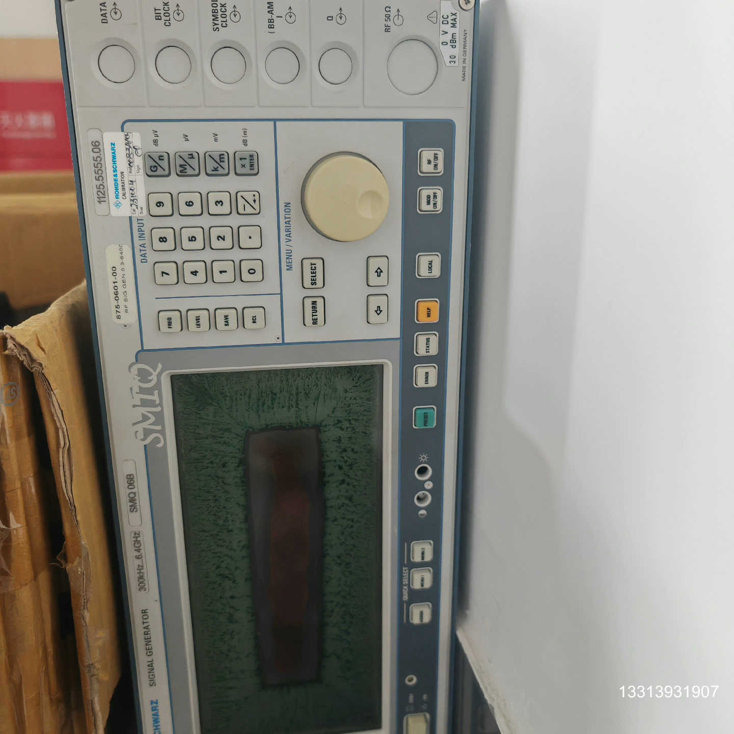 德国R&S罗德与施瓦茨SMIQ06B信号发生器，议价议价也可维修