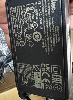 Ktec冠德12V 1.5A移动硬盘电源议价 维修！！！