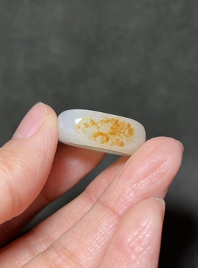 新疆和田玉白玉籽料戒指环苏工满皮男女款玉器17mm马鞍戒