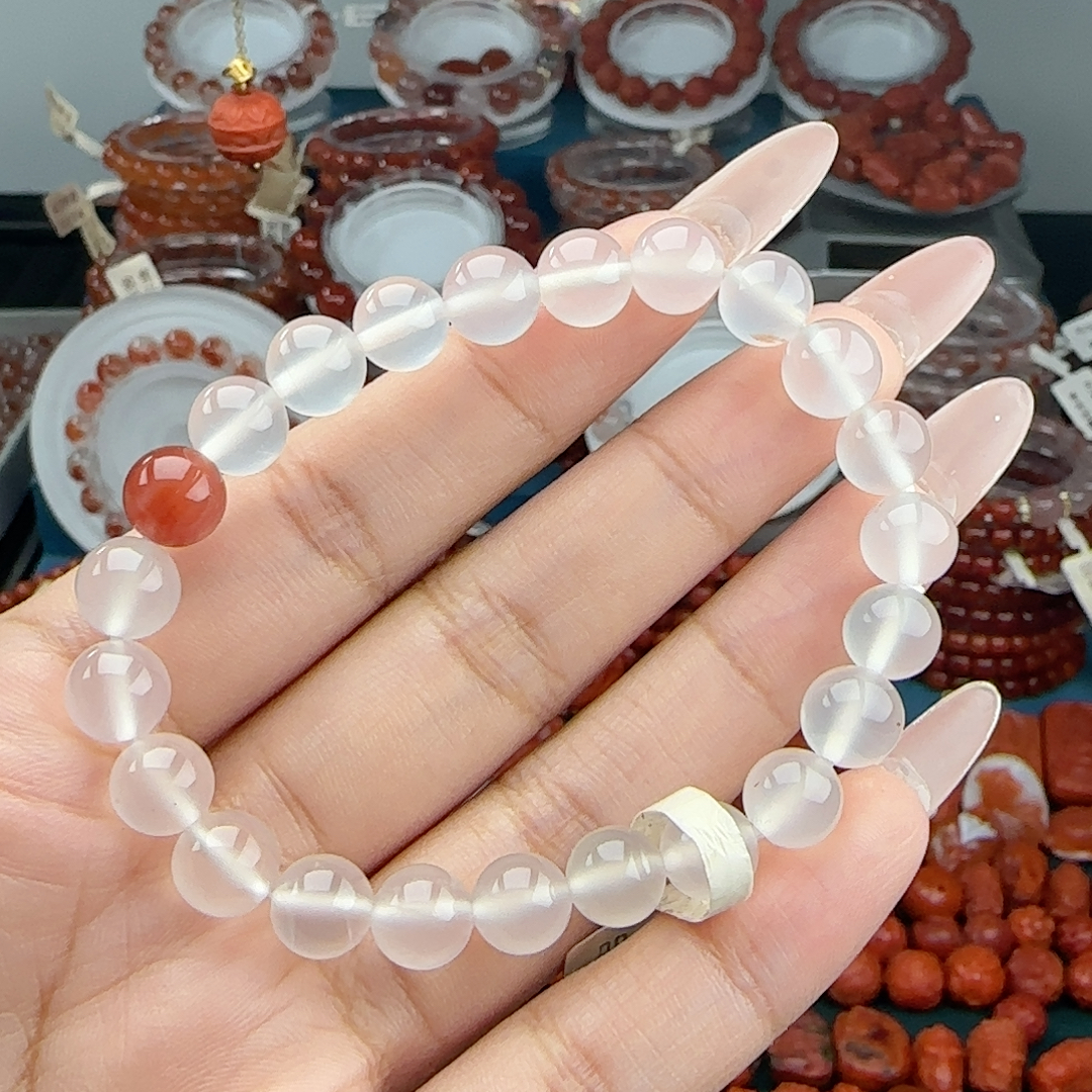 高冰荔枝冻手串8m+