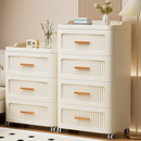 加厚抽屉式 收纳柜家用客厅五斗柜多层卧室床头置物柜夹缝储物柜子