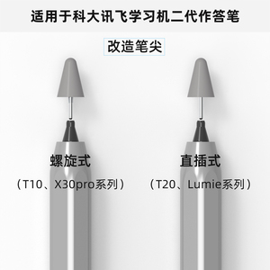 适配科大讯飞学习机二代作答笔芯改造T10螺旋T20直插X30pro/Lumie