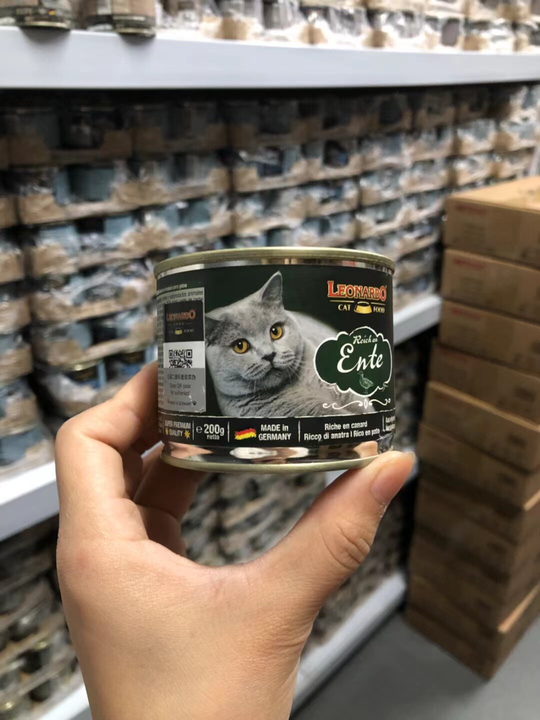 leonardo德国进口小李子猫罐头宠物猫咪主食罐猫湿粮200g*10罐