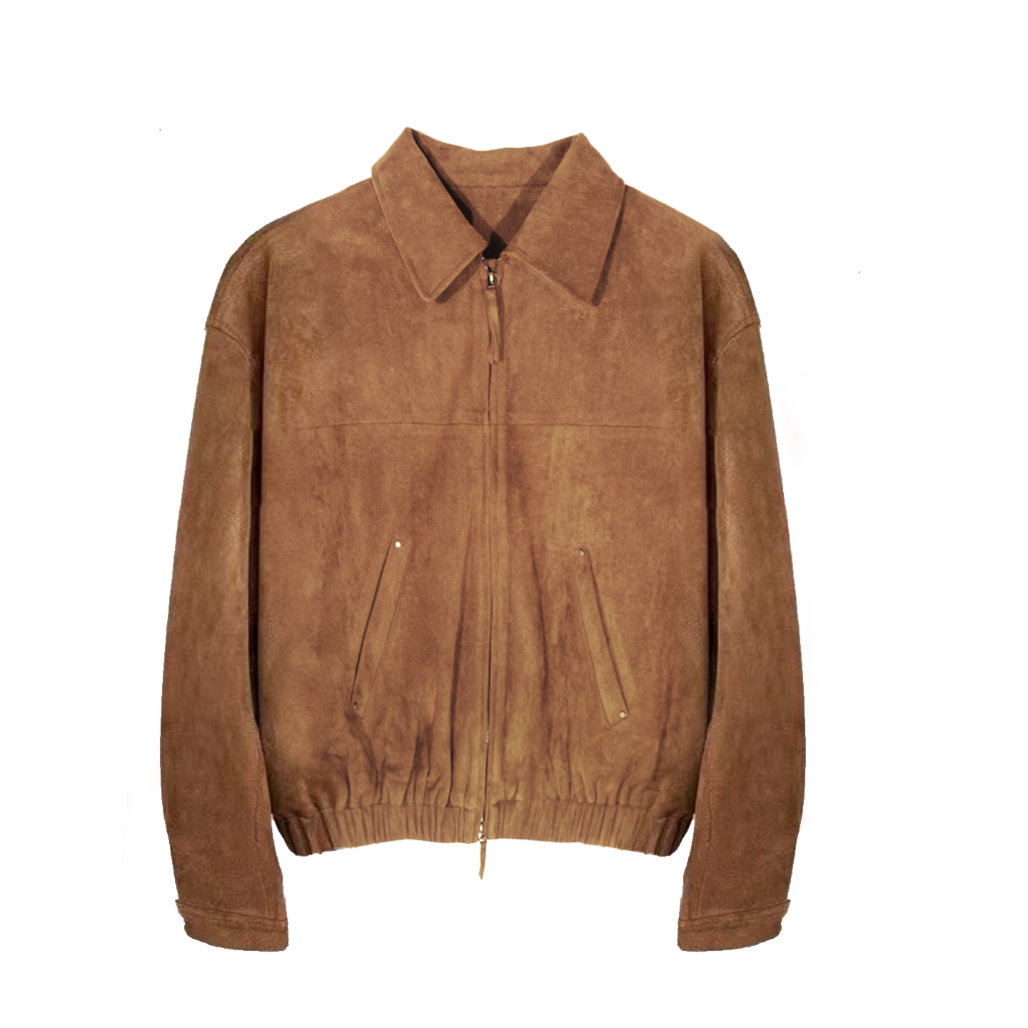 FST2025冬季新款韩系百搭显瘦气质翻领皮衣外套GD51185