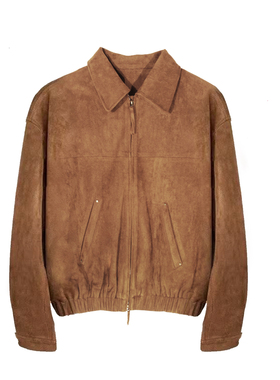 FST2025冬季新款韩系百搭显瘦气质翻领皮衣外套GD51185