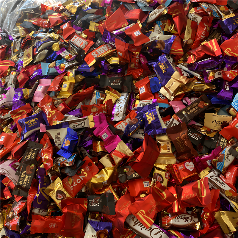 年货糖果黑白巧克力糖果混合散装网红夹心巧克力结婚喜糖果休零食
