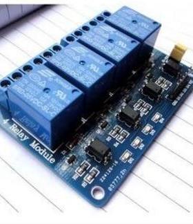 PC817 4-Channel 5V Relay Module Optocoupler Extension Board