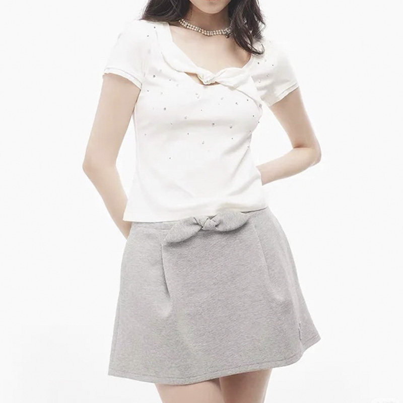 拉拉家2025夏季新款航海系兔耳朵钉珠短袖修身打底上衣GBMQ68192,女装/女士精品,T恤,淘宝优惠券,粉丝福利购,淘宝优惠卷