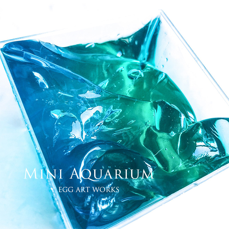 迷你水族馆 解压泰透蛋蛋史莱姆slime 快手美拍起泡胶透泰玩具