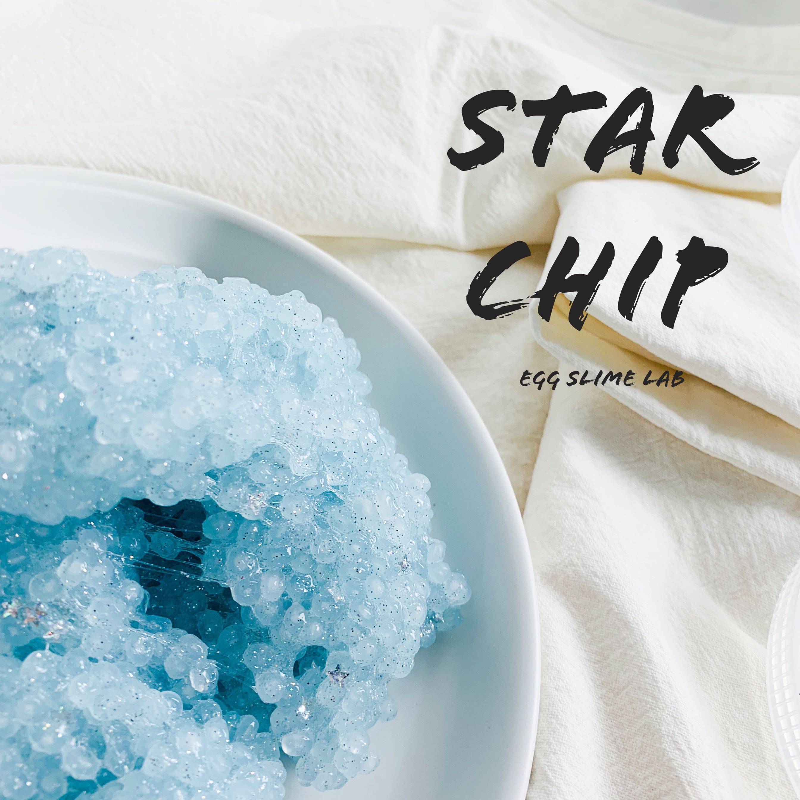 星尘米粒 超大声解压声控史莱姆 蓝色米粒泥填充slime 蛋蛋史莱姆