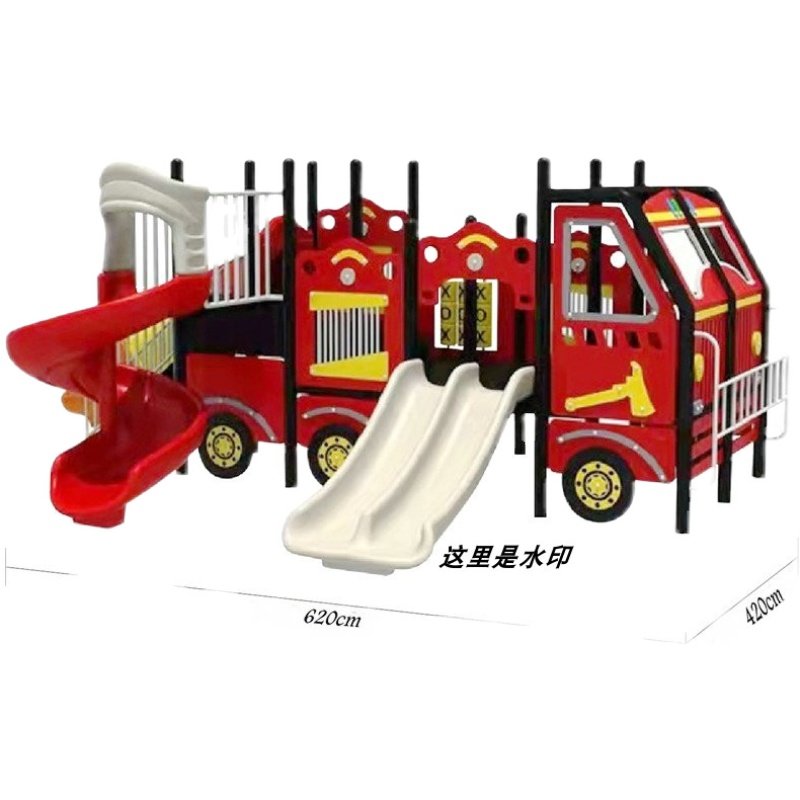 大型户外消防车滑梯PE板组合儿童不锈钢滑滑梯幼儿园公园游乐设施,玩具/童车/益智/积木/模型,大型组合式游乐设备,淘宝优惠券,粉丝福利购,淘宝优惠卷
