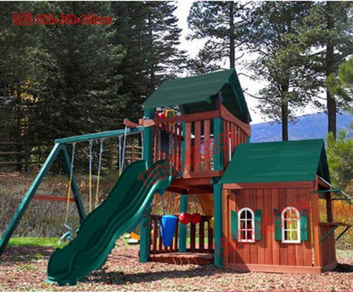 非标塑料小博士攀爬网滑梯定制