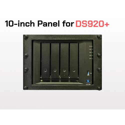 适用Synology群晖DS920/DS925 10英寸4U机架安装支架10inch rack