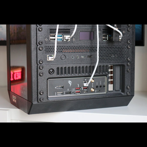 适用2U mini ITX 主板 10英寸机架面板带PCIe安装支架10inch rack