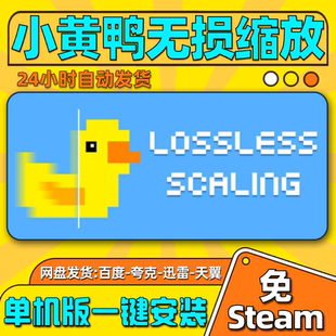 小黄鸭补帧无损缩放工具软件单机版免steam中文PC电脑游戏网盘