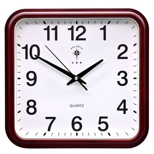 北极星13英寸静音大挂钟客厅办公室现代简约石英钟墙上挂表时钟