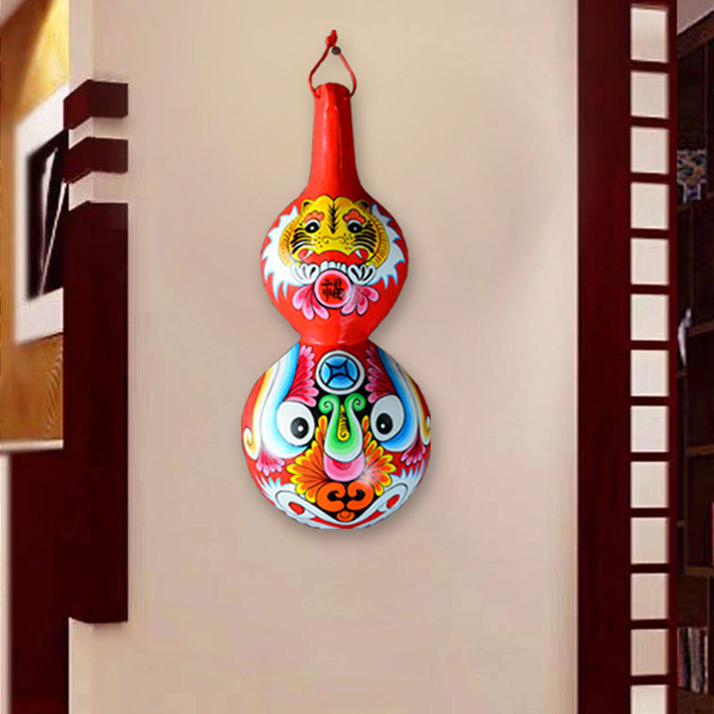 民间手工艺京剧社火马勺脸谱装饰挂件葫芦镇宅民俗仿古中式装修