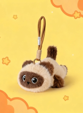 趴姿猫猫毛绒玩具公仔挂件陪伴仿真猫咪抱枕儿童礼物钥匙扣挂件