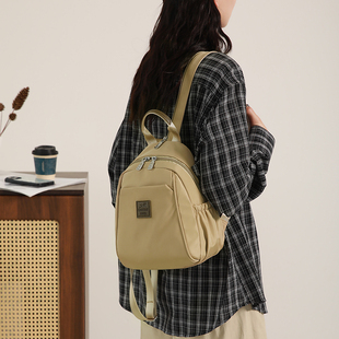 迷你双肩包轻便小号女款牛津布小背包2026新款休闲旅游帆布通勤包