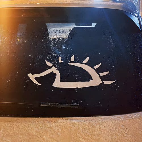 顺丰赵雷车贴赵雷刺猬贴纸