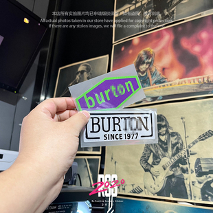 BURTON复古贴纸波顿滑雪板装饰贴纸防水反光贴汽车玻璃滑雪贴纸