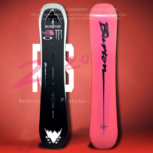 RSS反光社贴纸适用于Burton Custom滑雪板贴纸贴画套装防水防晒