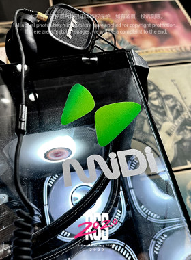 高精渐变MIDI迷笛贴纸
