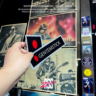 小红点滑雪板汽车贴纸GENTEMSTICK粉雪板防水装饰贴划痕覆盖贴