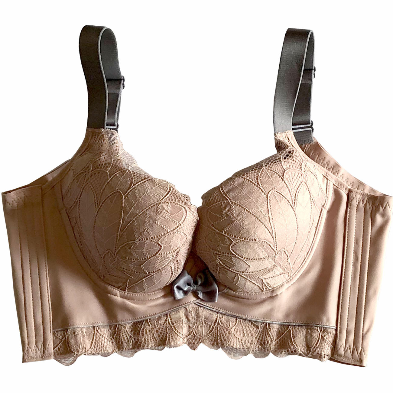 小胸聚拢丰胸内衣女收副乳上托显丰满调整型文胸中厚模杯胸罩性感