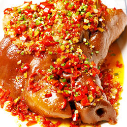 带骨鸿运当头卤猪头肉3斤半边扒猪脸饭店餐饮宴席半成品特色食材