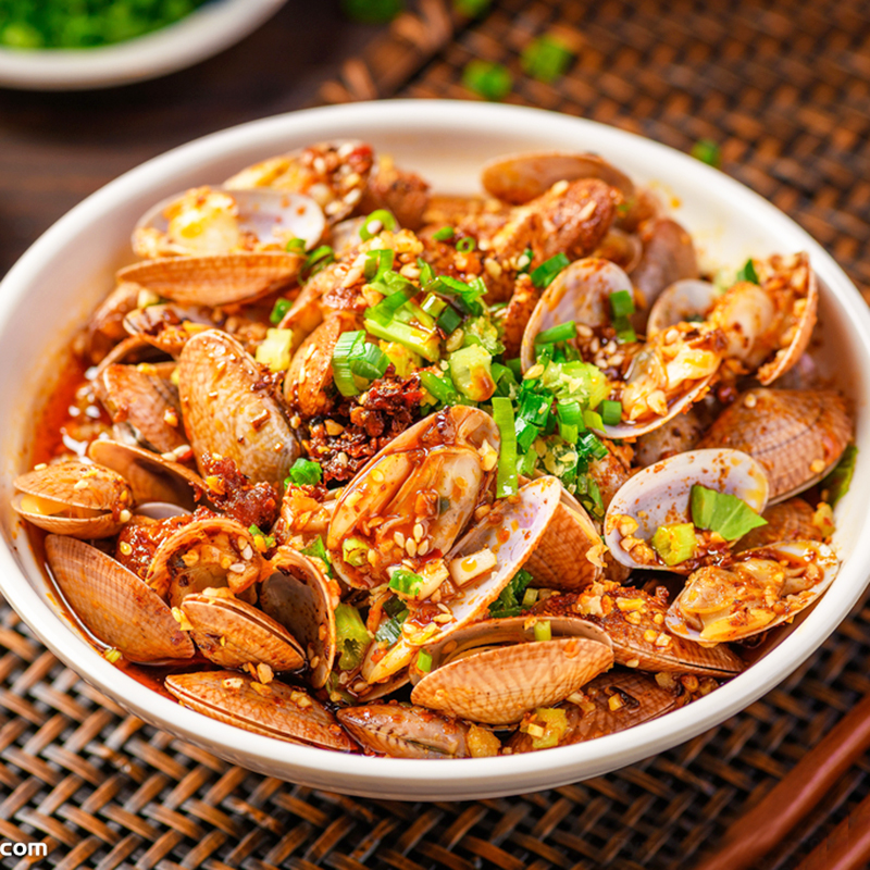 花钳夜香辣花甲600g加热即食夜宵酒店饭店快餐小吃餐饮半成品预制