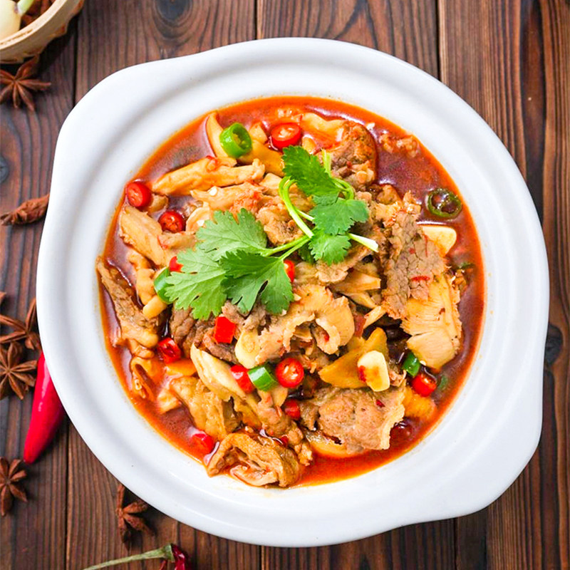 牛三鲜酒店饭店餐饮特色半成品菜冷冻肉类美食材牛杂火锅商用