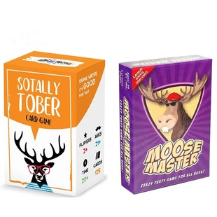 全英文梅花鹿桌游卡牌游戏Sotally Tober Drinking Games桌游牌