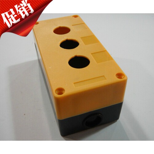 三孔按钮盒BX3防水盒 按钮开关控制按钮盒 3孔按钮盒开孔22mm