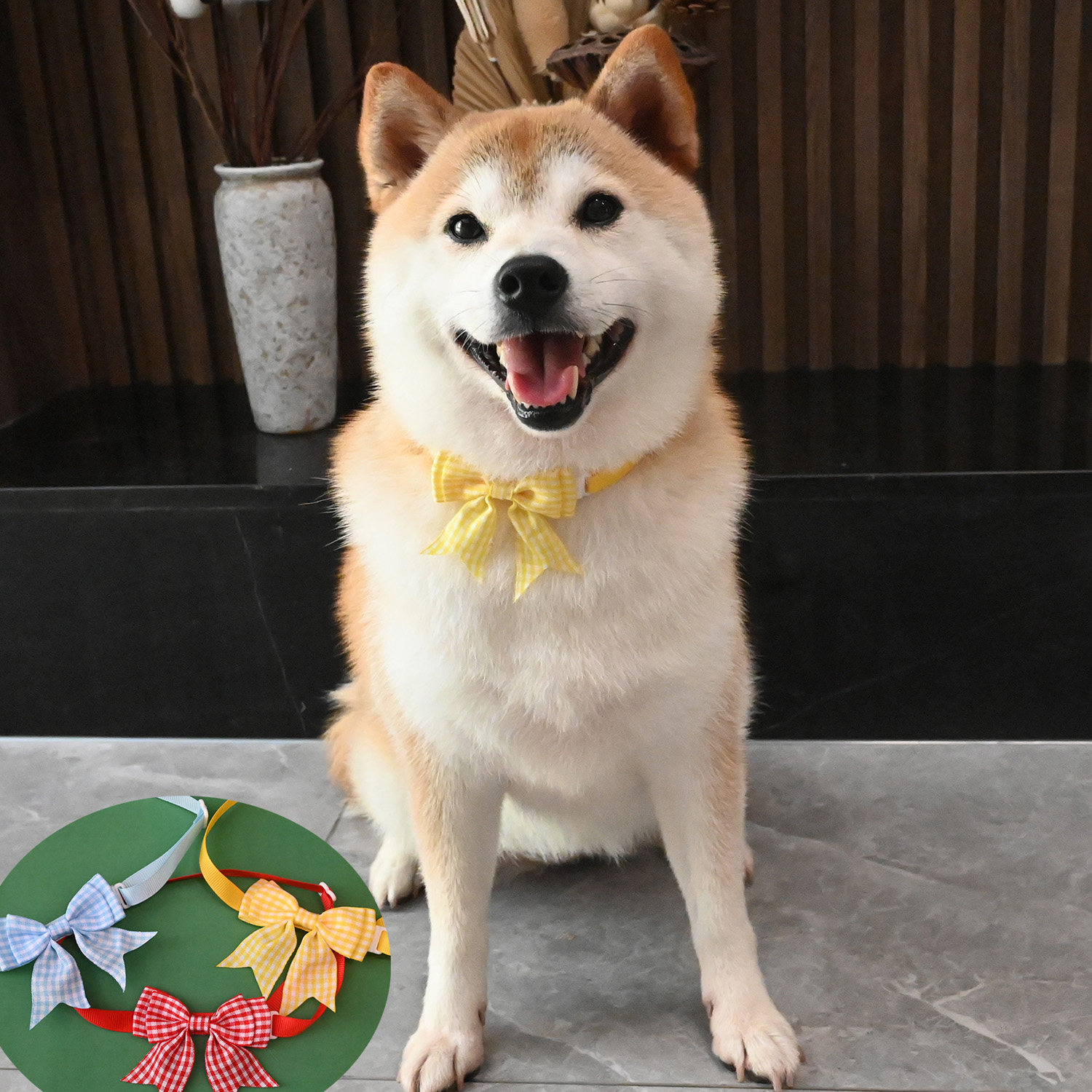 狗狗猫咪柯基泰迪法斗柴犬领结蝴蝶结宠物领带格子领巾脖圈饰品